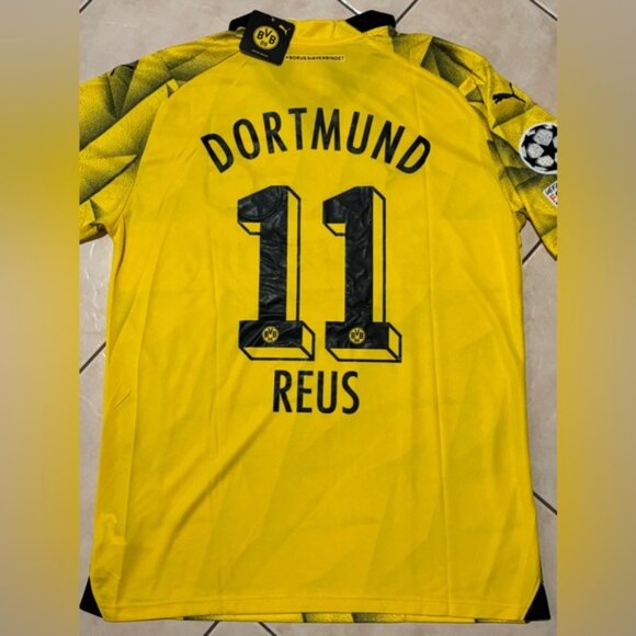 LA Galaxy Borussia Dortmund Marco Reus Jersey # 11 , Unisex - Picture 12 of 13